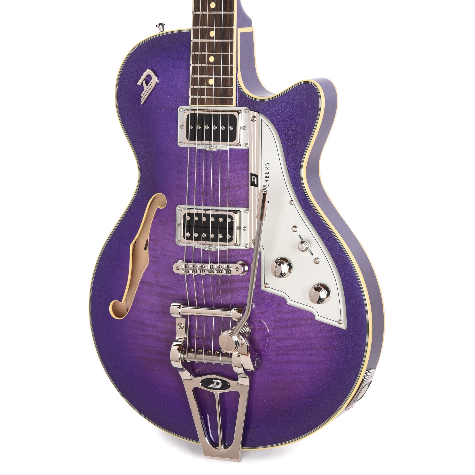 Duesenberg Starplayer TV Galaxy Purple Burst Electric Guitars / Semi-Hollow