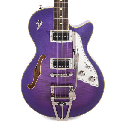 Duesenberg Starplayer TV Galaxy Purple Burst Electric Guitars / Semi-Hollow