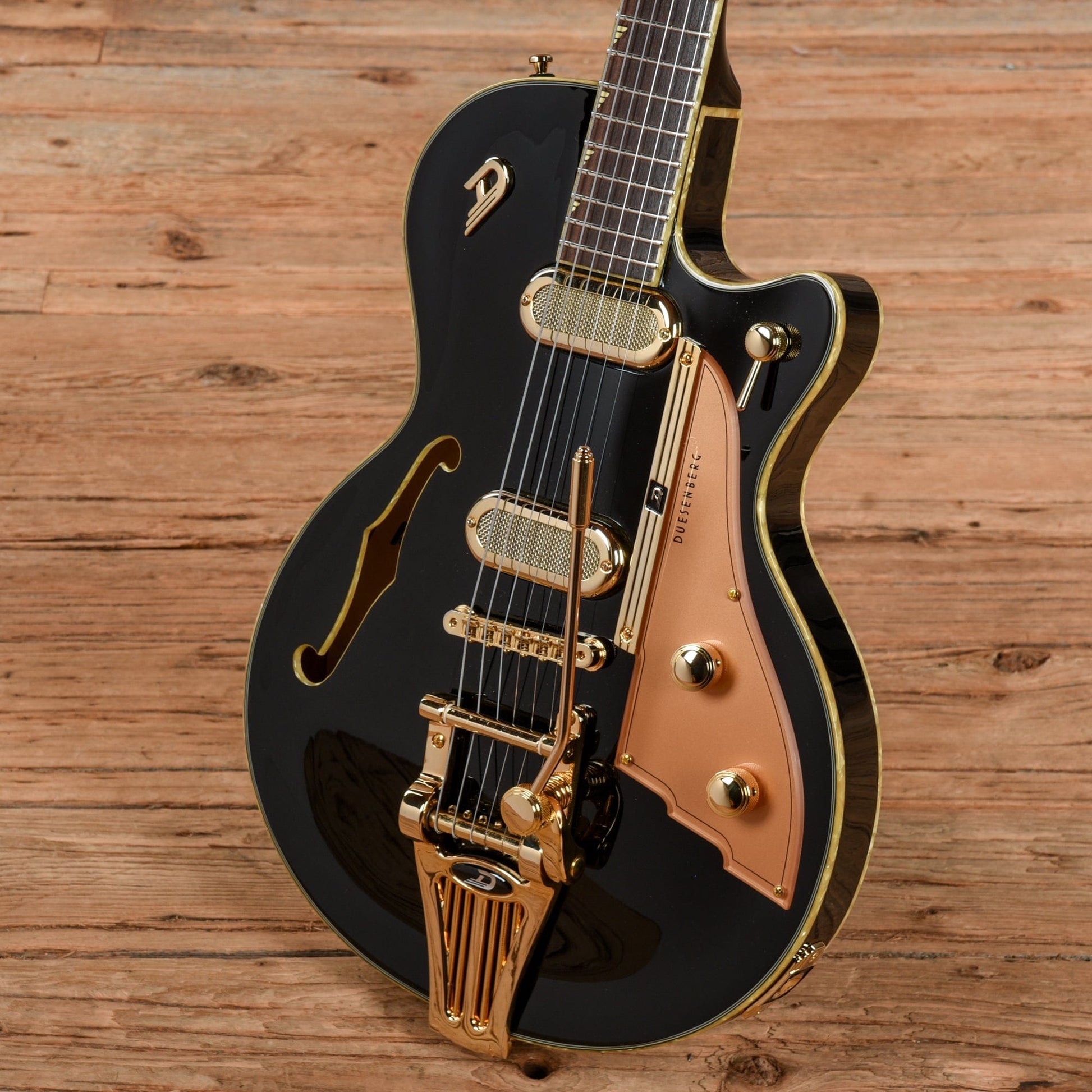Duesenberg Starplayer TV Phonic Black Electric Guitars / Semi-Hollow