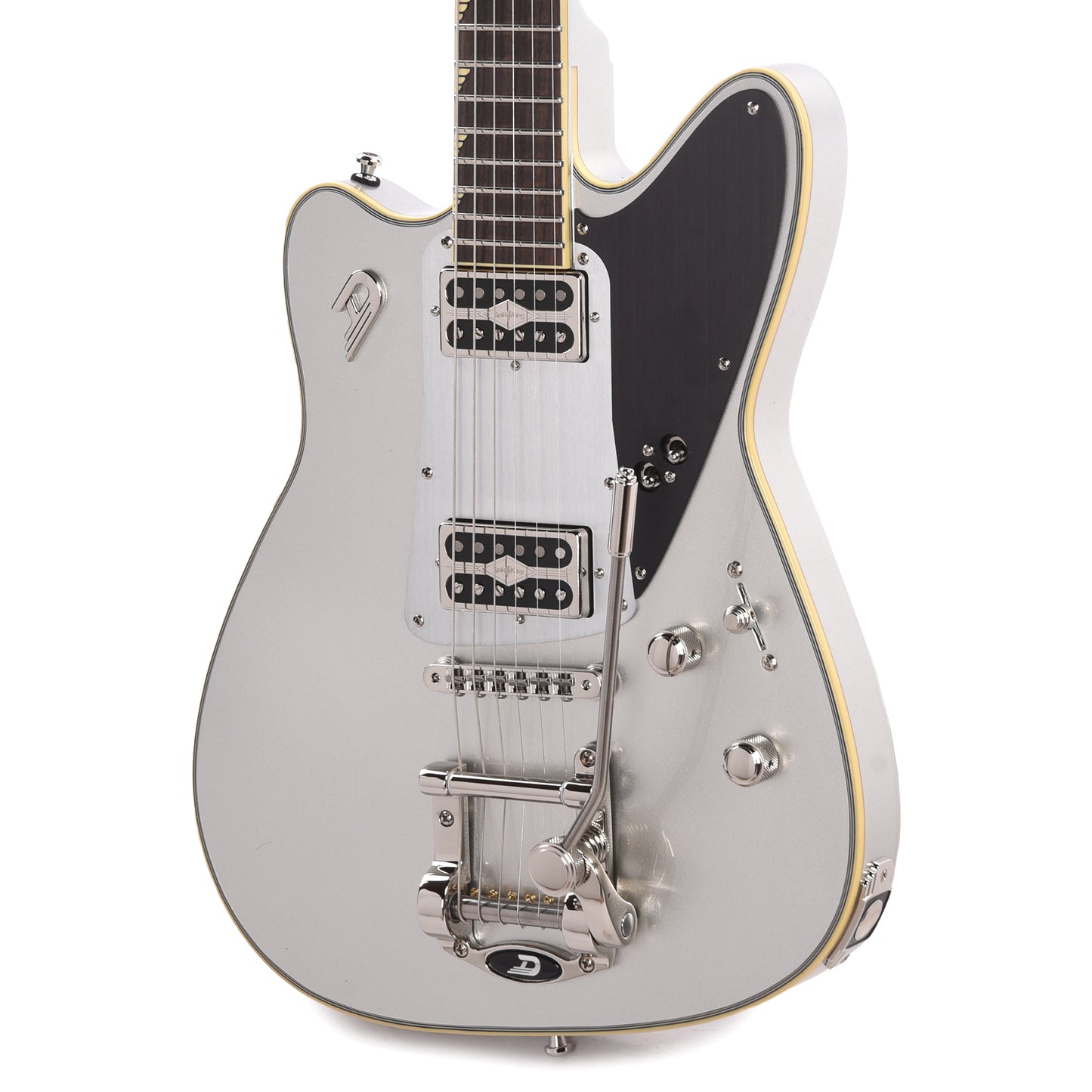 Duesenberg Falken Tremolo Silver Electric Guitars / Solid Body