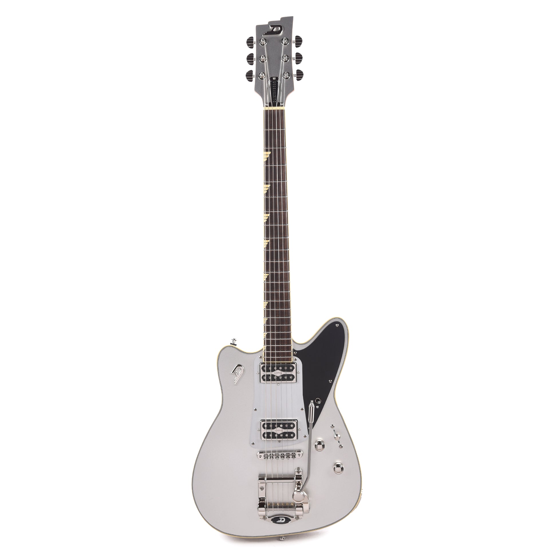 Duesenberg Falken Tremolo Silver Electric Guitars / Solid Body