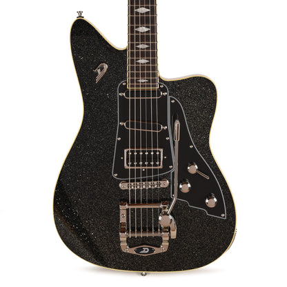 Duesenberg Paloma D6 Baritone Black Sparkle Electric Guitars / Solid Body