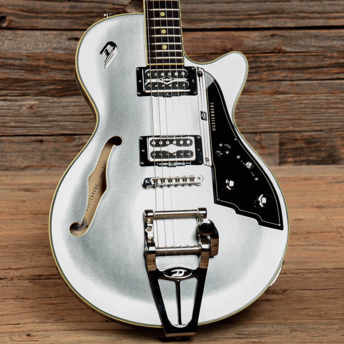 Duesenberg Starplayer TV 25th Anniversary Silver Sparkle Electric Guitars / Solid Body