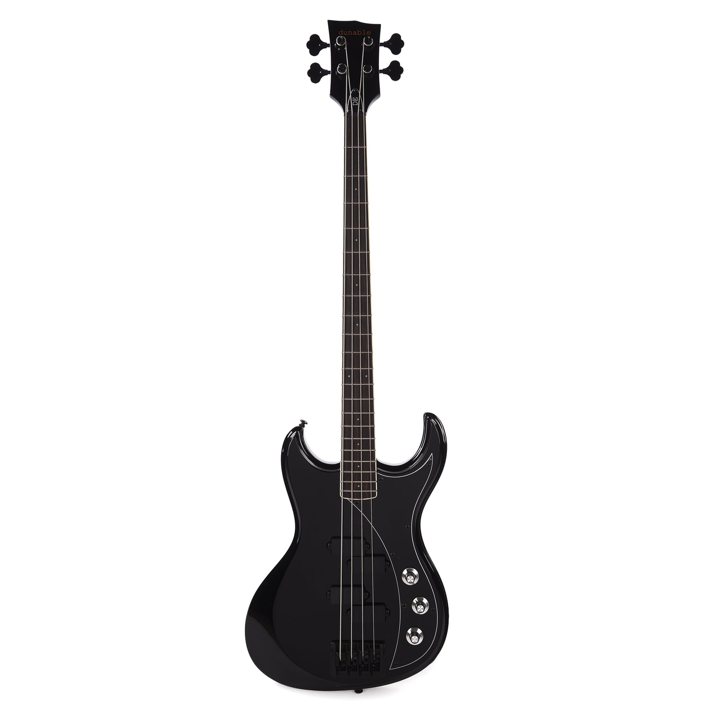 Dunable DE Gnarwhal Bass Gloss Black w/Black Hardware Bass Guitars / 4-String