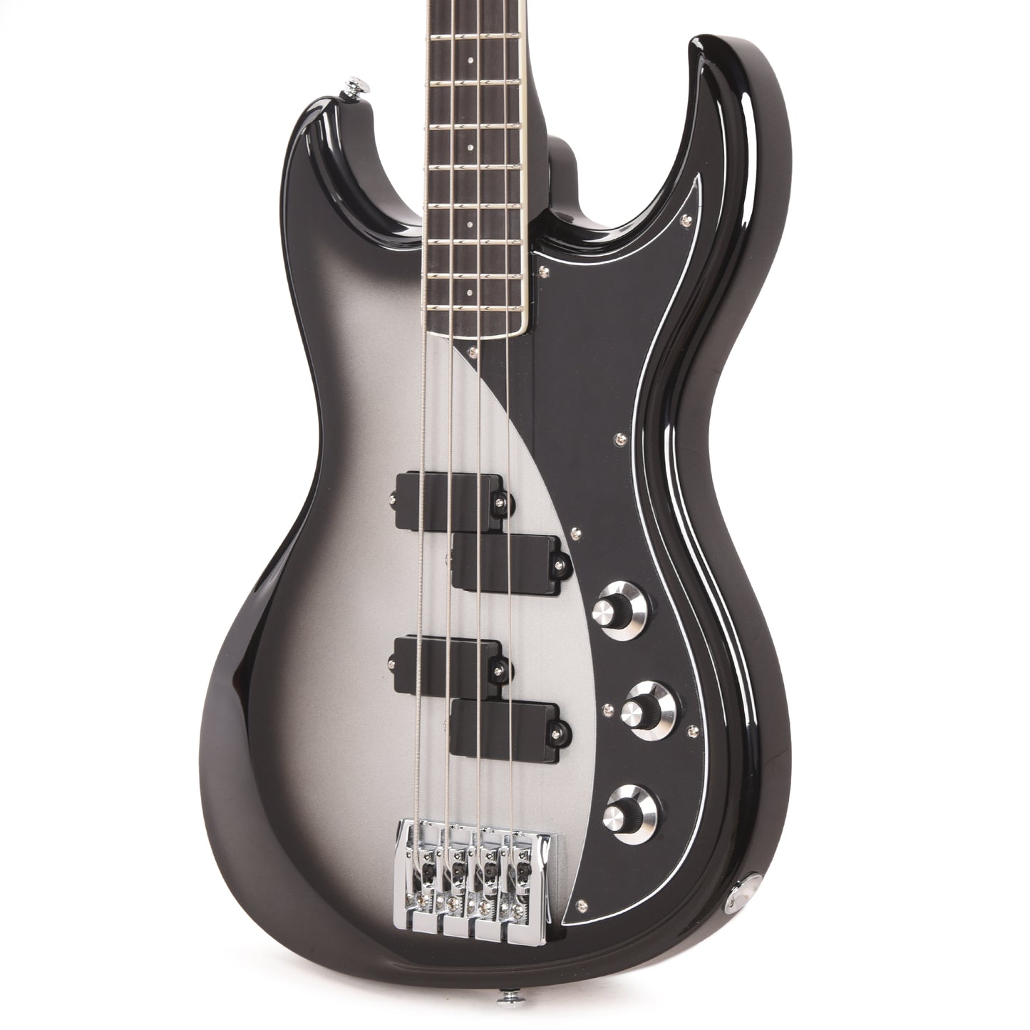 Dunable DE Gnarwhal Bass Gloss Silverburst Bass Guitars / 4-String