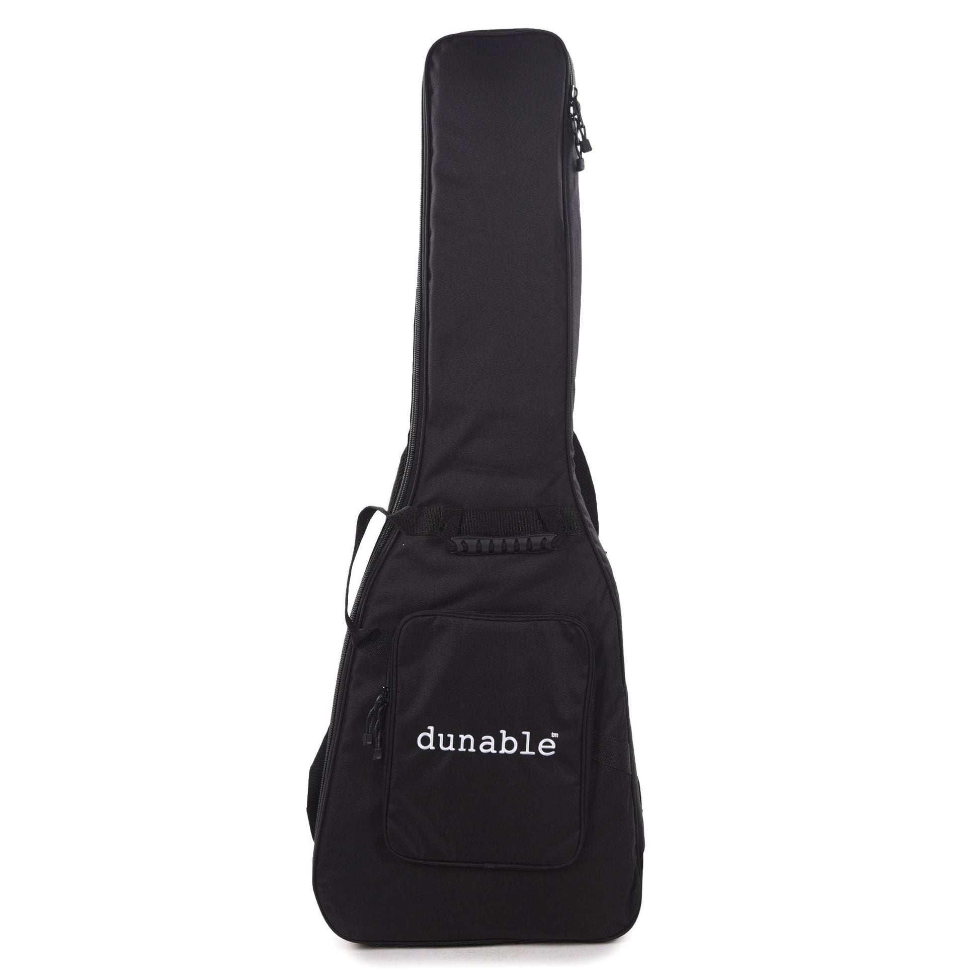 Dunable DE R2 Bass Gloss Black & White Crackle w/Black Hardware Bass Guitars / 4-String