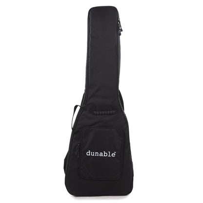 Dunable DE R2 Bass Gloss Black & White Crackle w/Black Hardware Bass Guitars / 4-String