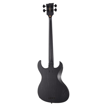 Dunable Gnarwhal DE Bass Blacked Out Swamp Ash Bass Guitars