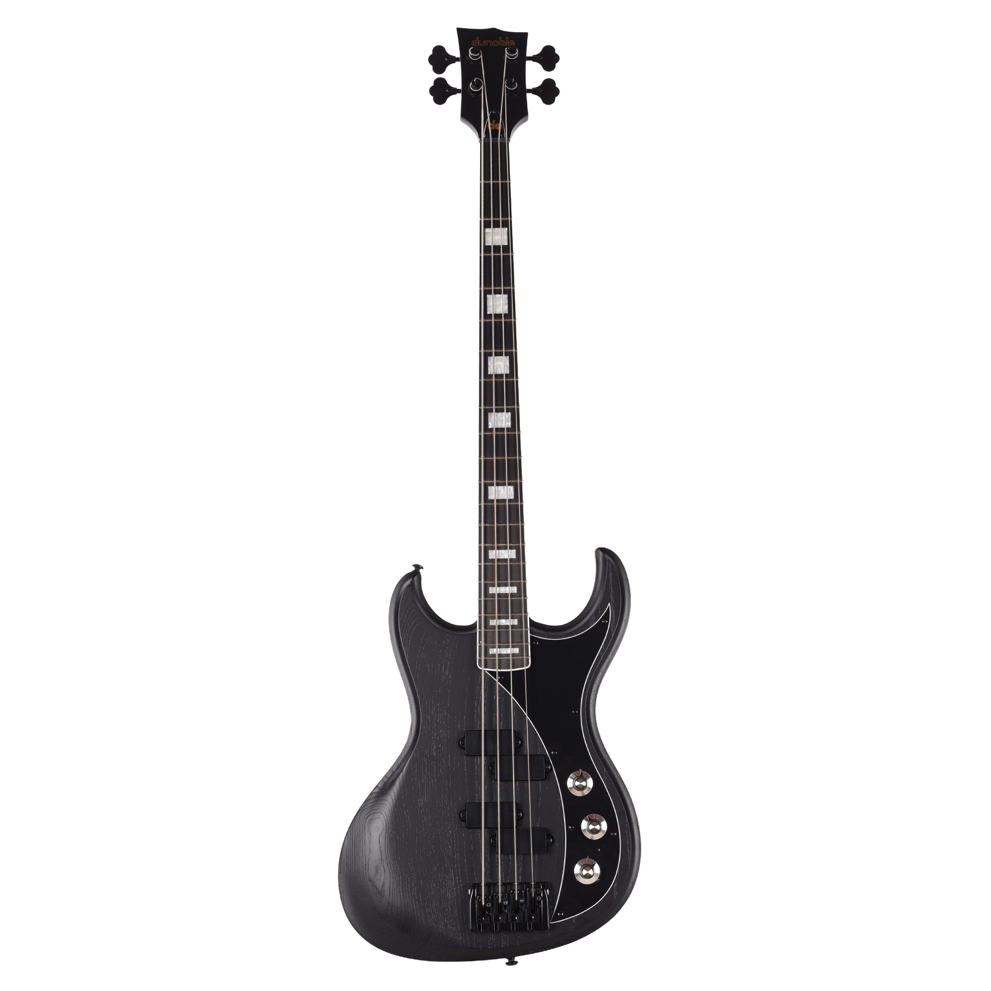 Dunable Gnarwhal DE Bass Blacked Out Swamp Ash Bass Guitars