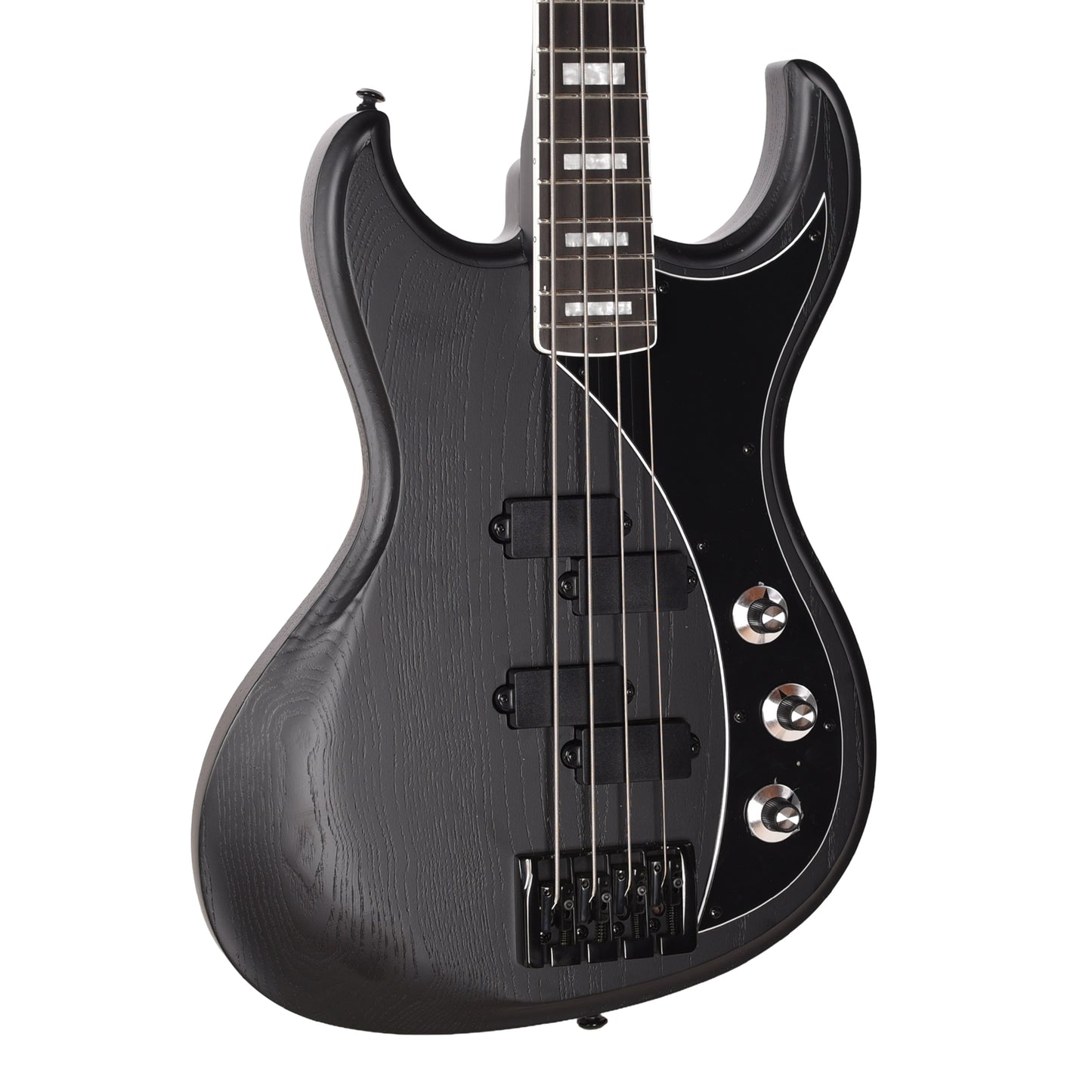 Dunable Gnarwhal DE Bass Blacked Out Swamp Ash Bass Guitars