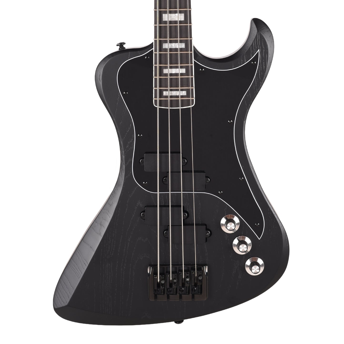 Dunable R2 DE Bass Matte Black Swamp Ash Bass Guitars