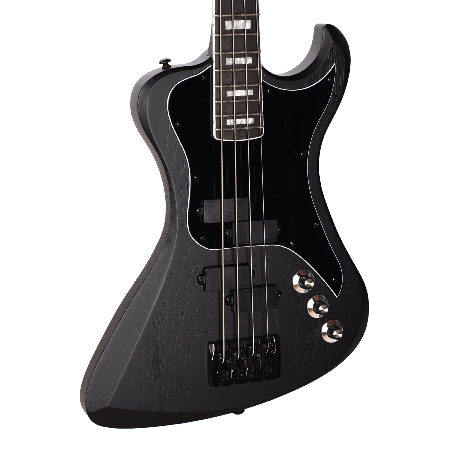 Dunable R2 DE Bass Matte Black Swamp Ash Bass Guitars