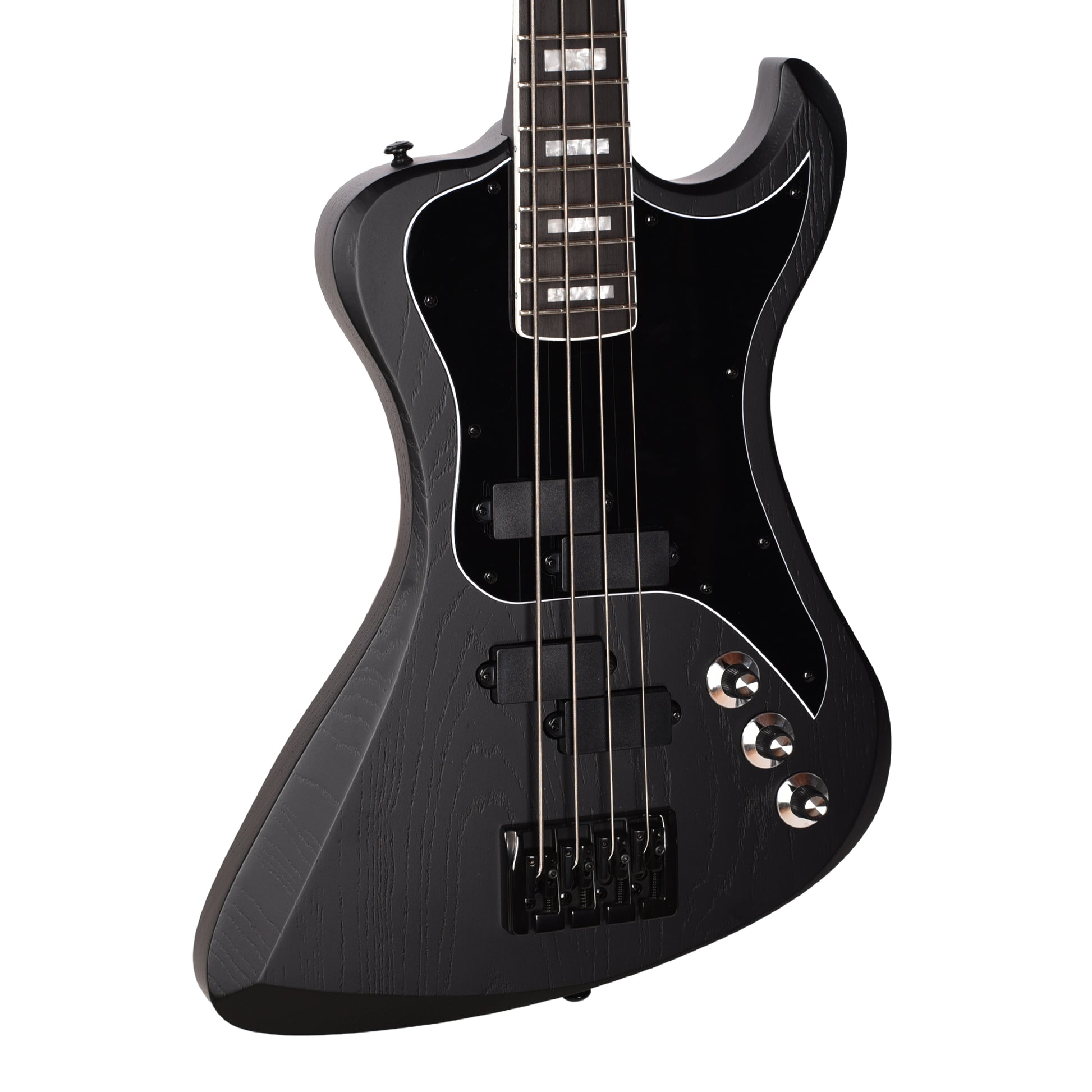Dunable R2 DE Bass Matte Black Swamp Ash Bass Guitars