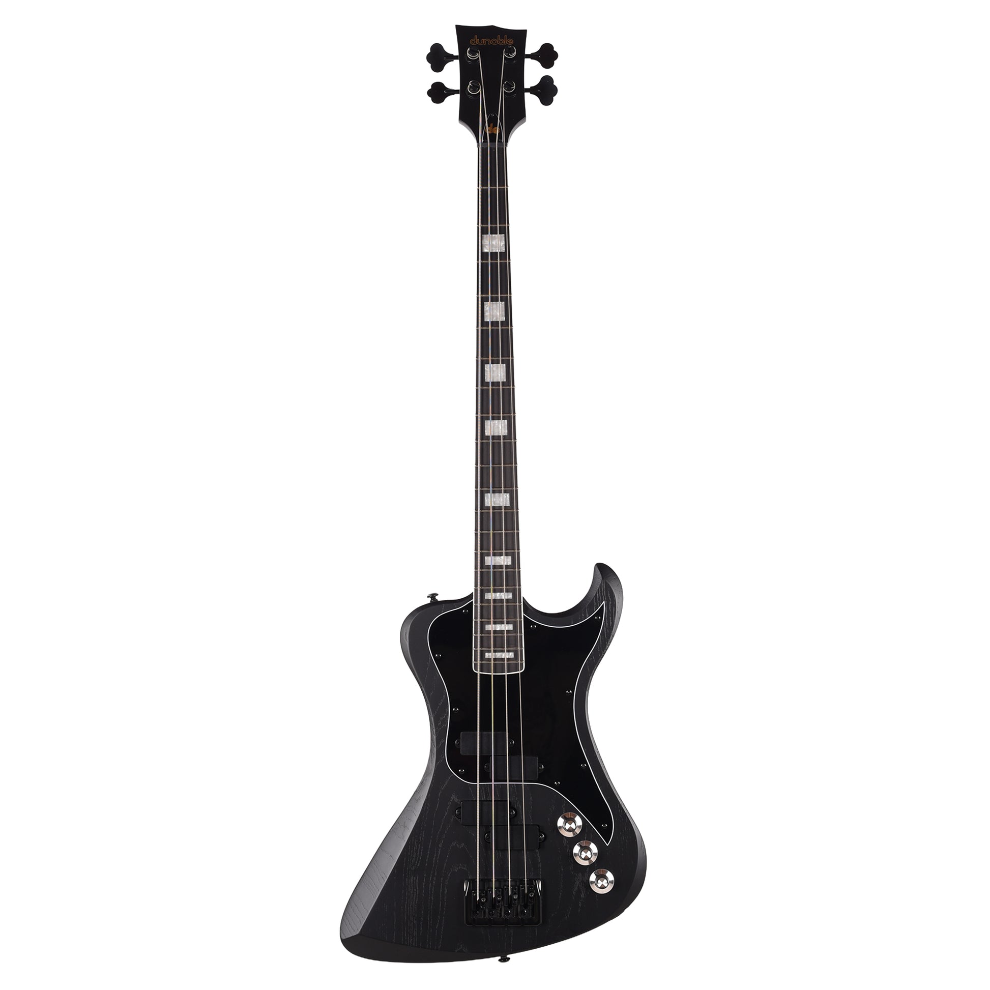 Dunable R2 DE Bass Matte Black Swamp Ash Bass Guitars