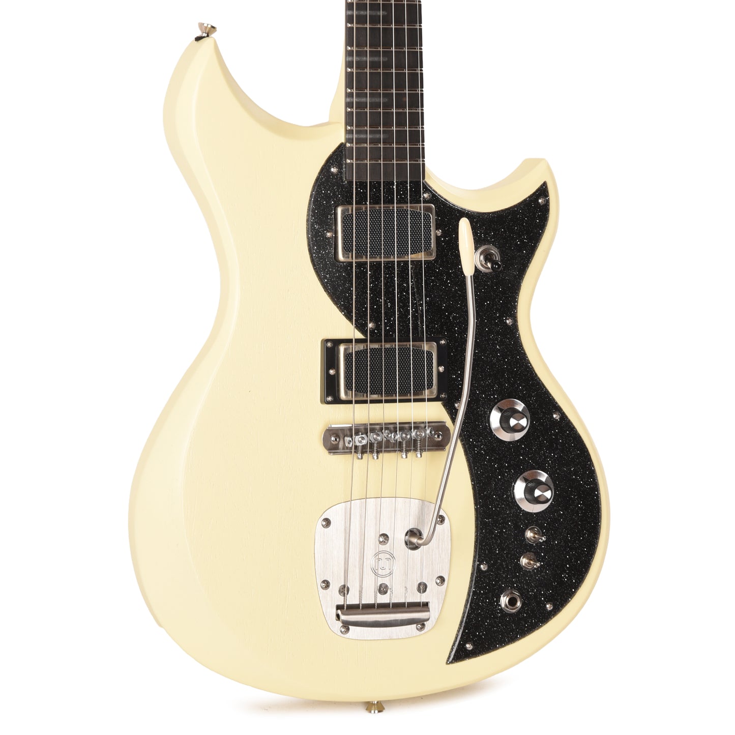 Dunable USA Cyclops w/ Slugwolf Pickups Satin Ivory White Electric Guitars