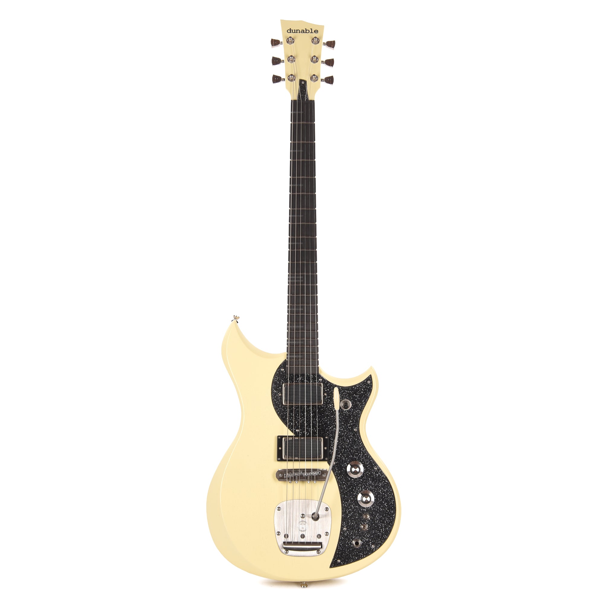 Dunable USA Cyclops w/ Slugwolf Pickups Satin Ivory White Electric Guitars