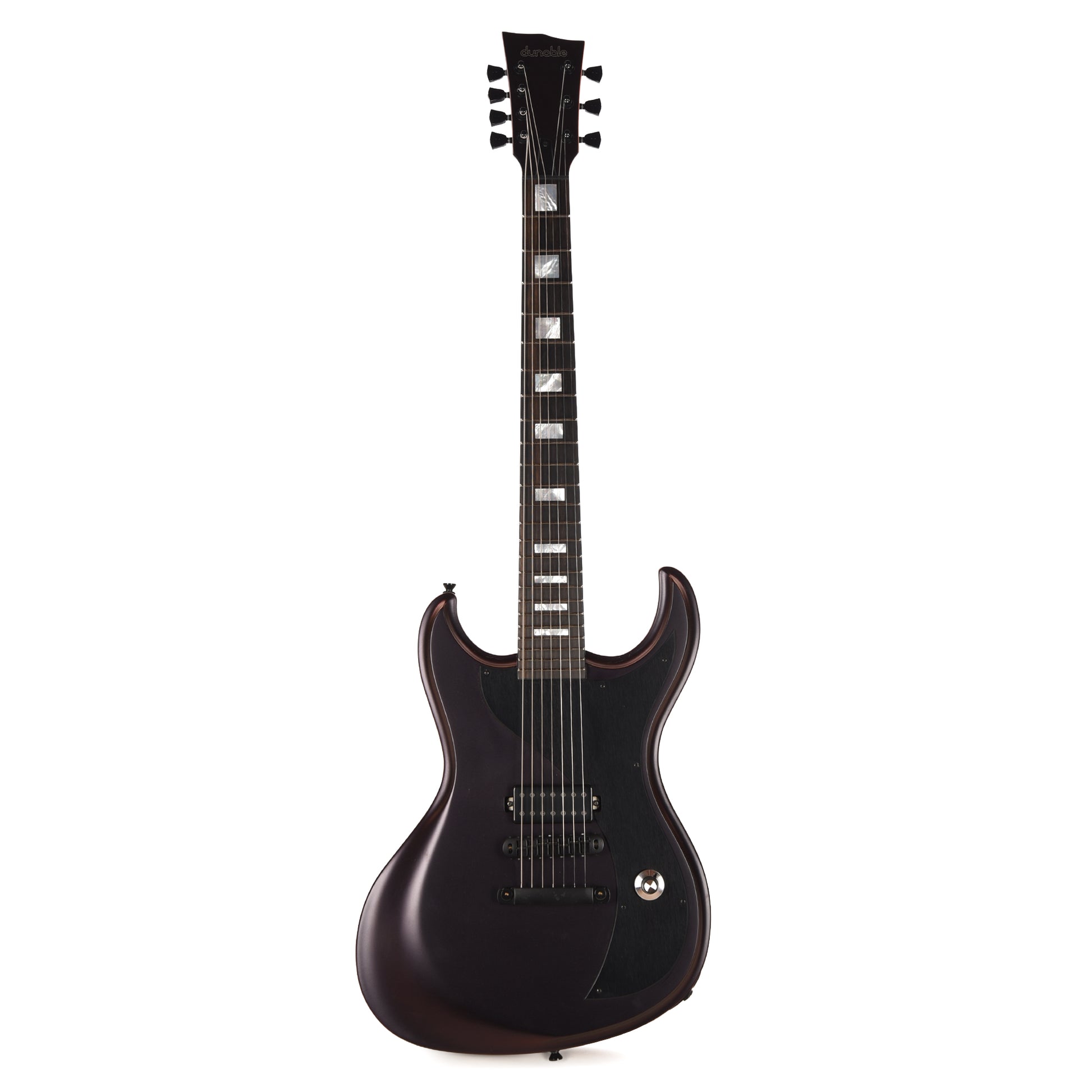 Dunable USA Gnarwahl 7-String H Black/Red Colorshift Pearl Electric Guitars