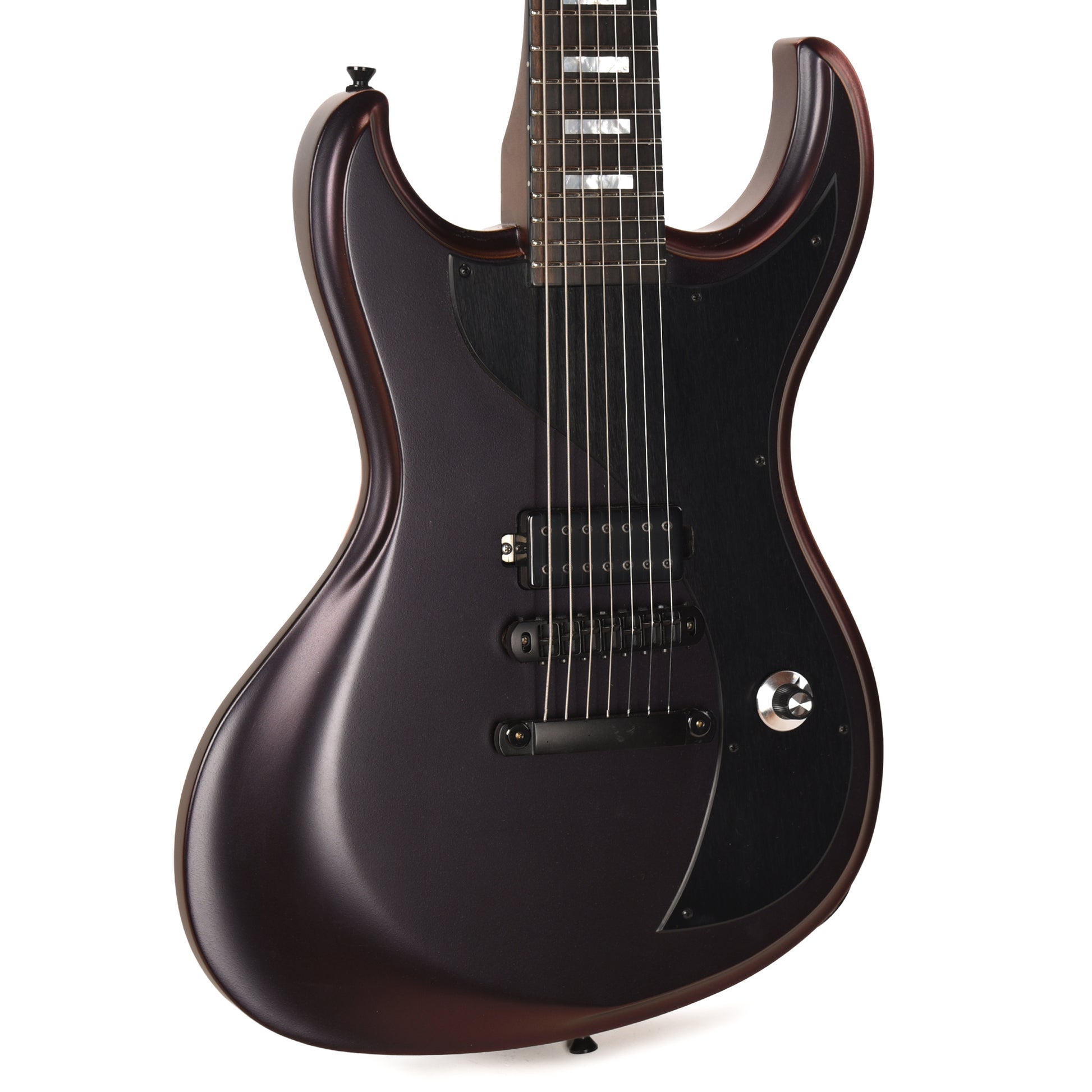Dunable USA Gnarwahl 7-String H Black/Red Colorshift Pearl Electric Guitars
