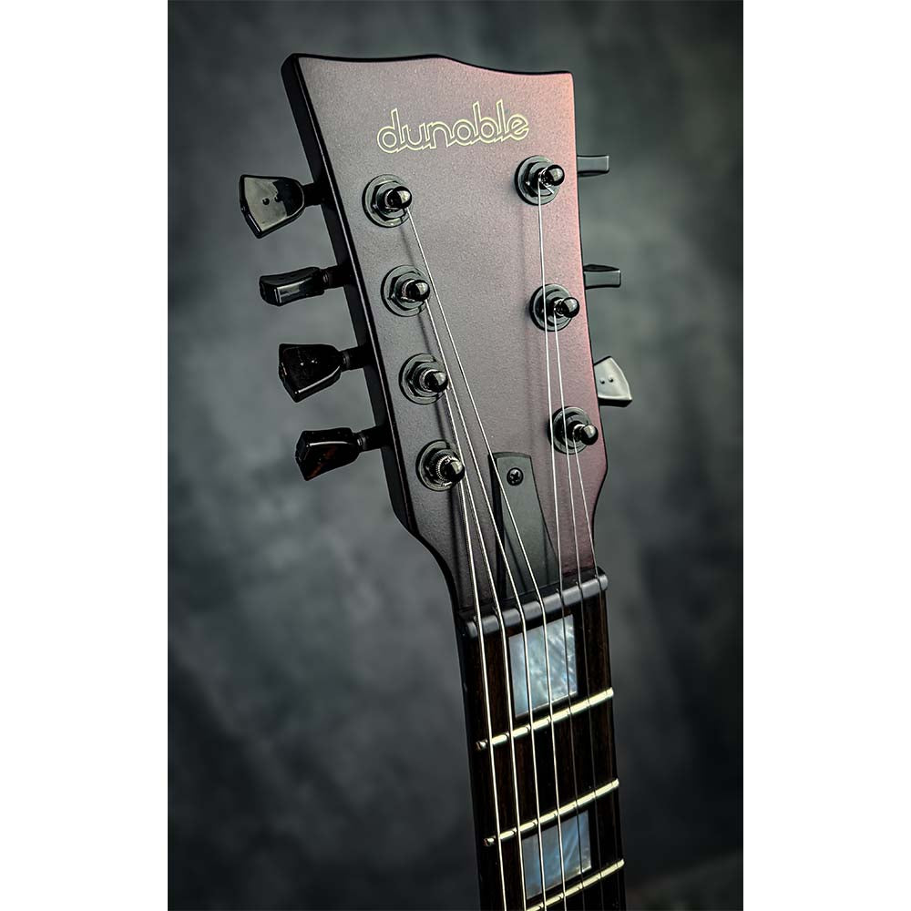 Dunable USA Gnarwahl 7-String H Black/Red Colorshift Pearl Electric Guitars