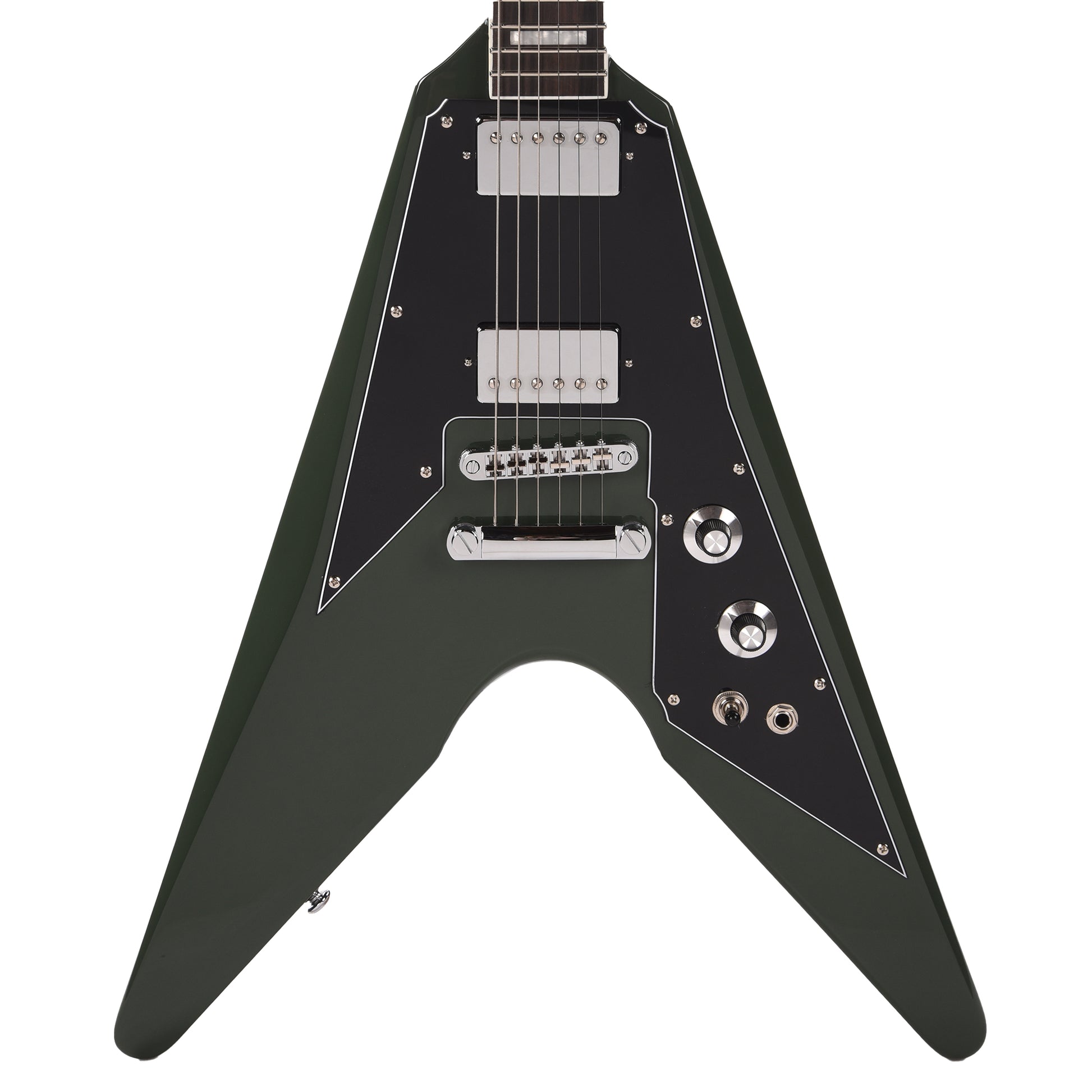 Dunable DE Asteroid Gloss Olive Green Electric Guitars / Solid Body