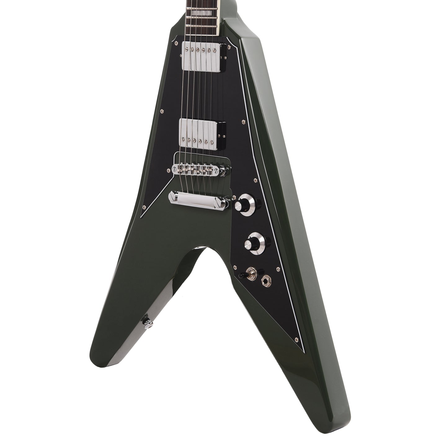 Dunable DE Asteroid Gloss Olive Green Electric Guitars / Solid Body