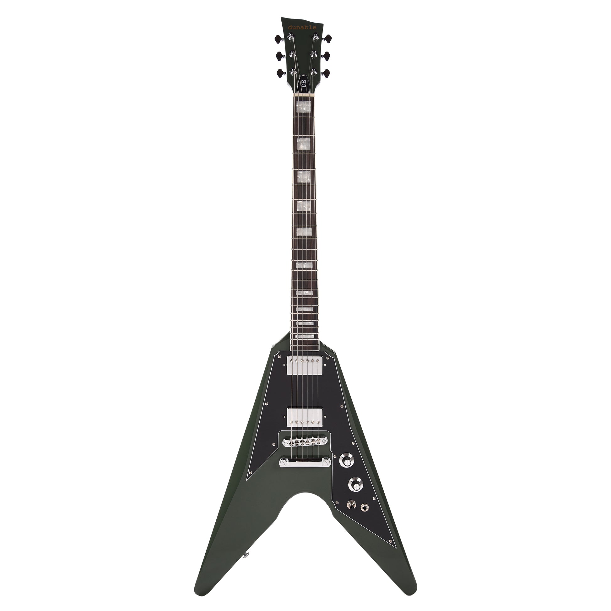 Dunable DE Asteroid Gloss Olive Green Electric Guitars / Solid Body