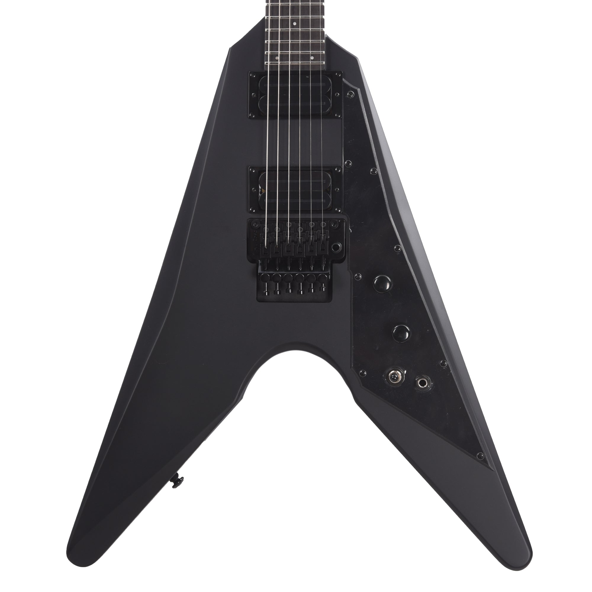 Dunable DE Asteroid Matte Black w/Floyd Rose Electric Guitars / Solid Body