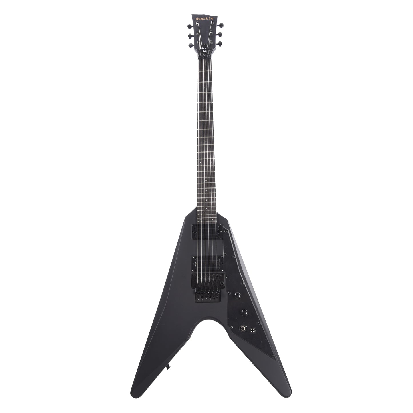 Dunable DE Asteroid Matte Black w/Floyd Rose Electric Guitars / Solid Body
