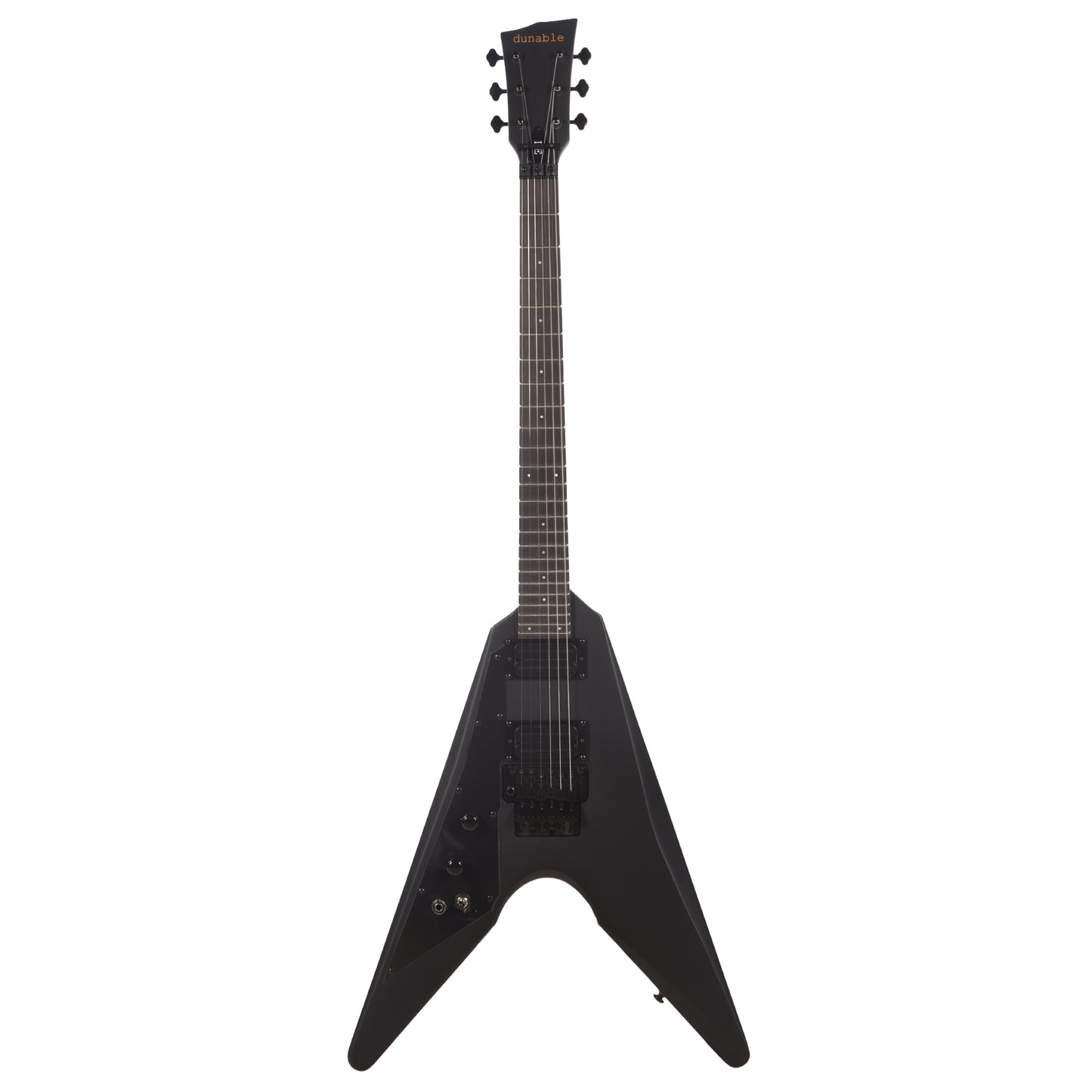 Dunable DE Asteroid Matte Black w/Floyd Rose LEFTY Electric Guitars / Solid Body