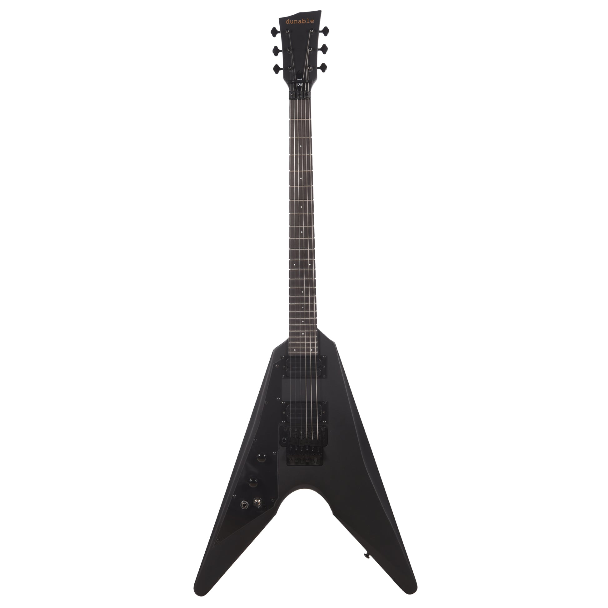 Dunable DE Asteroid Matte Black w/Floyd Rose LEFTY Electric Guitars / Solid Body