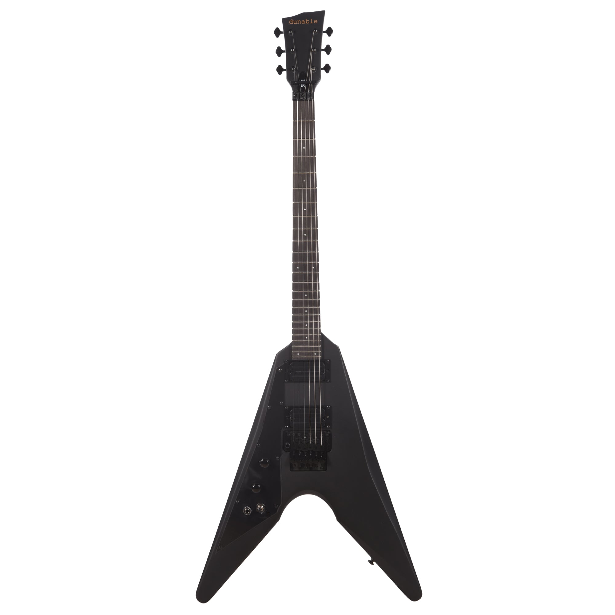 Dunable DE Asteroid Matte Black w/Floyd Rose LEFTY Electric Guitars / Solid Body