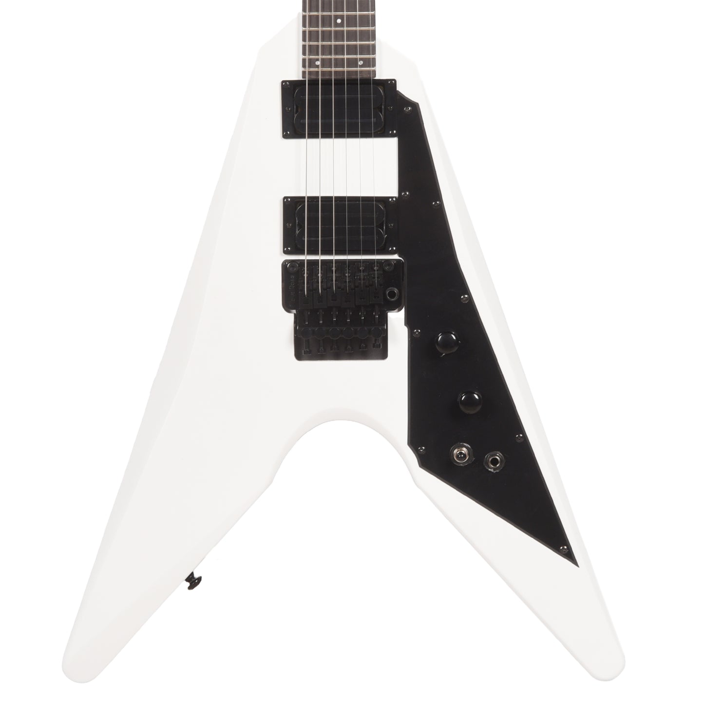 Dunable DE Asteroid Matte White w/Floyd Rose Electric Guitars / Solid Body