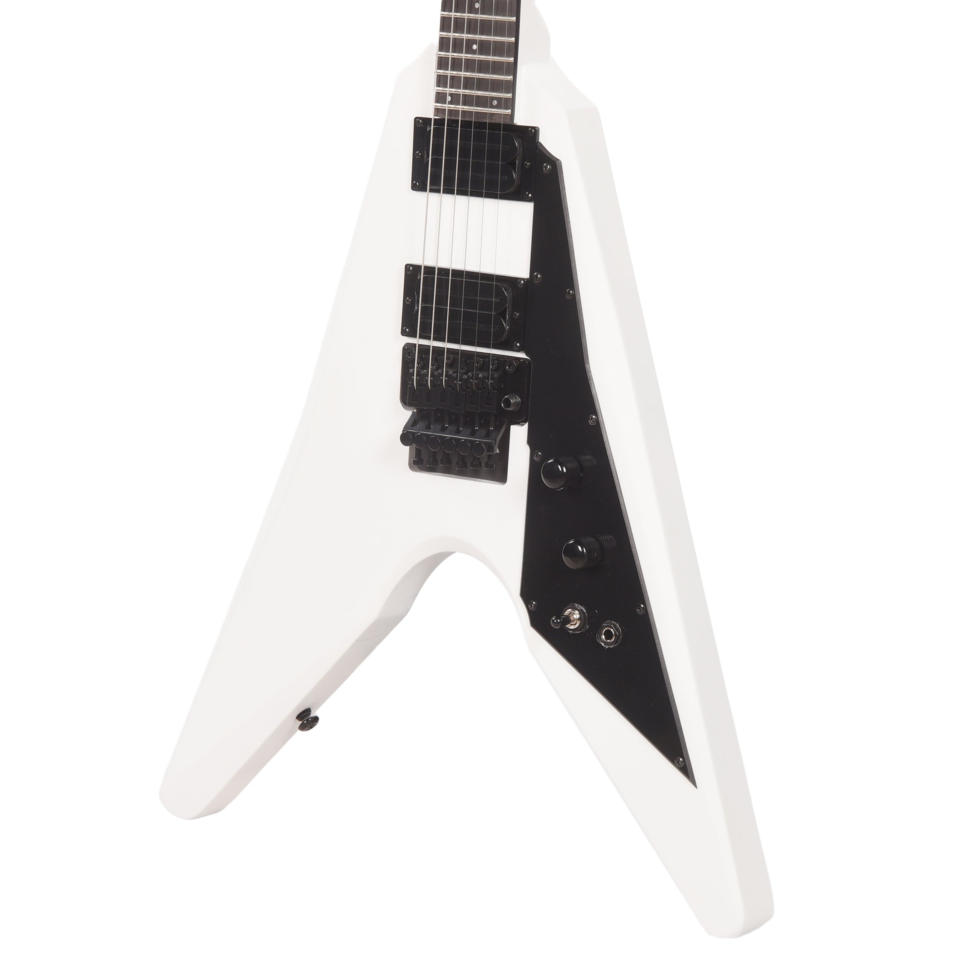 Dunable DE Asteroid Matte White w/Floyd Rose Electric Guitars / Solid Body