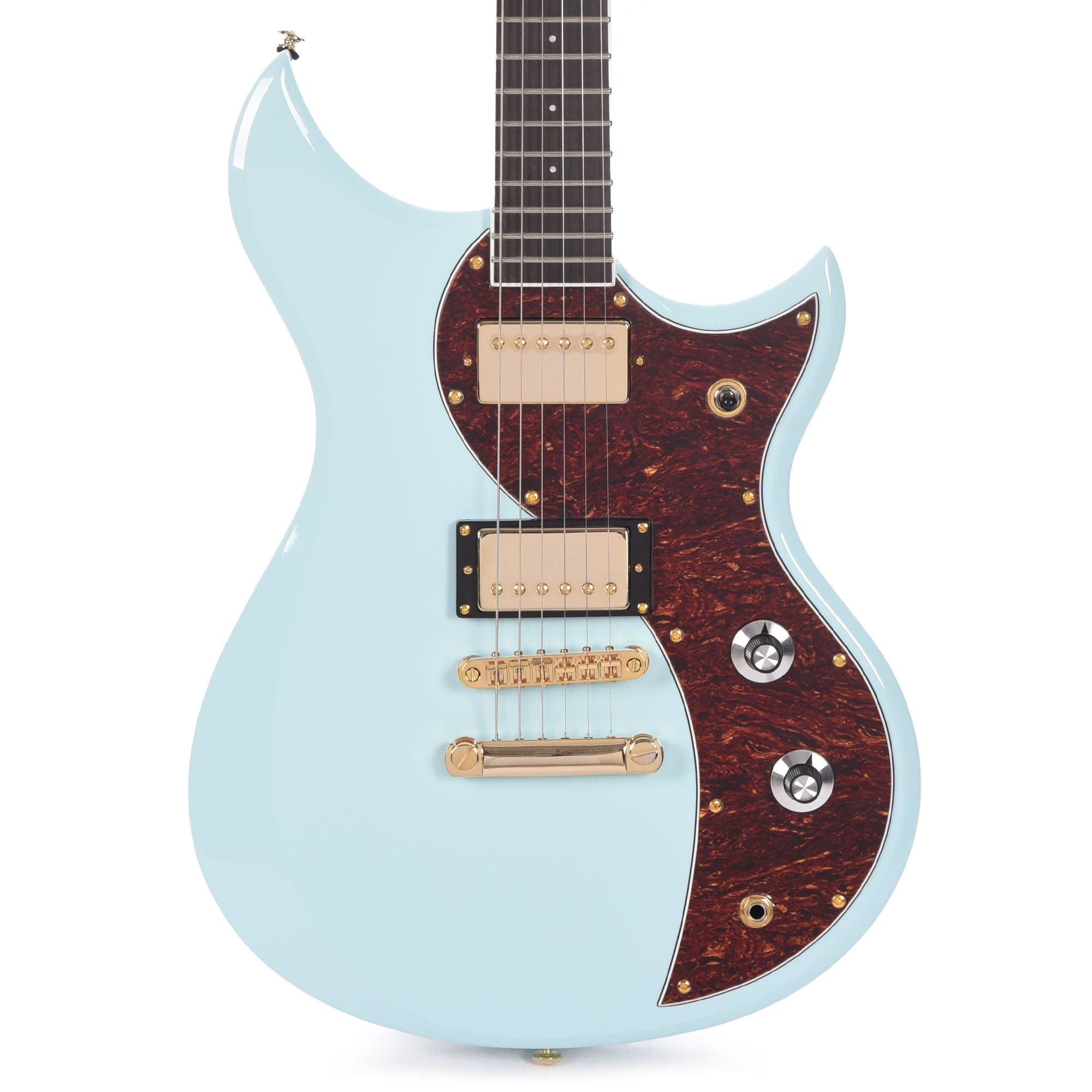 Dunable Dunable DE Cyclops v2 Gloss Daphne Blue w/Tortoise Guard & Gold Hardwa ...
