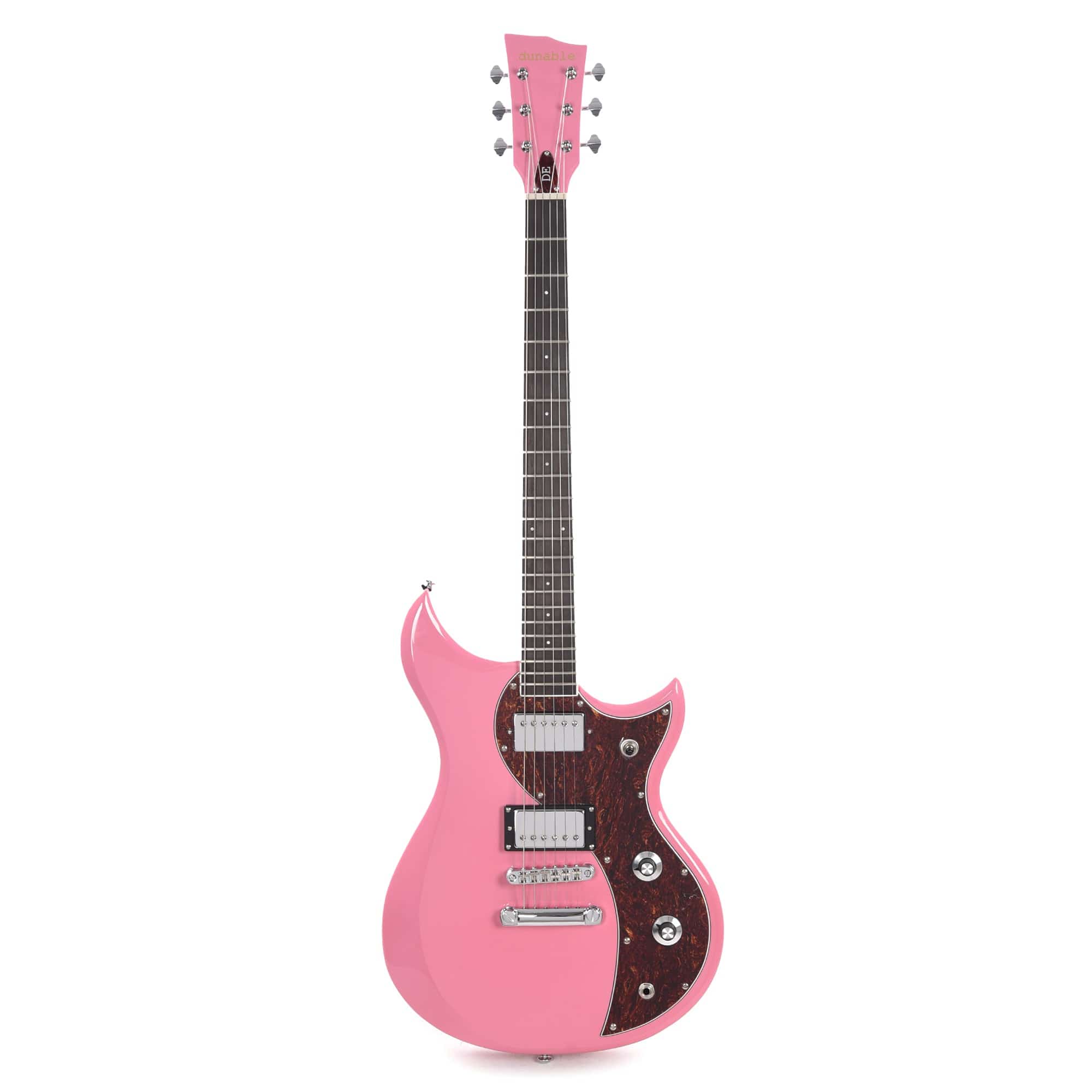 Dunable DE Cyclops v2 Gloss Shell Pink w/Tortoise Guard Electric Guitars / Solid Body