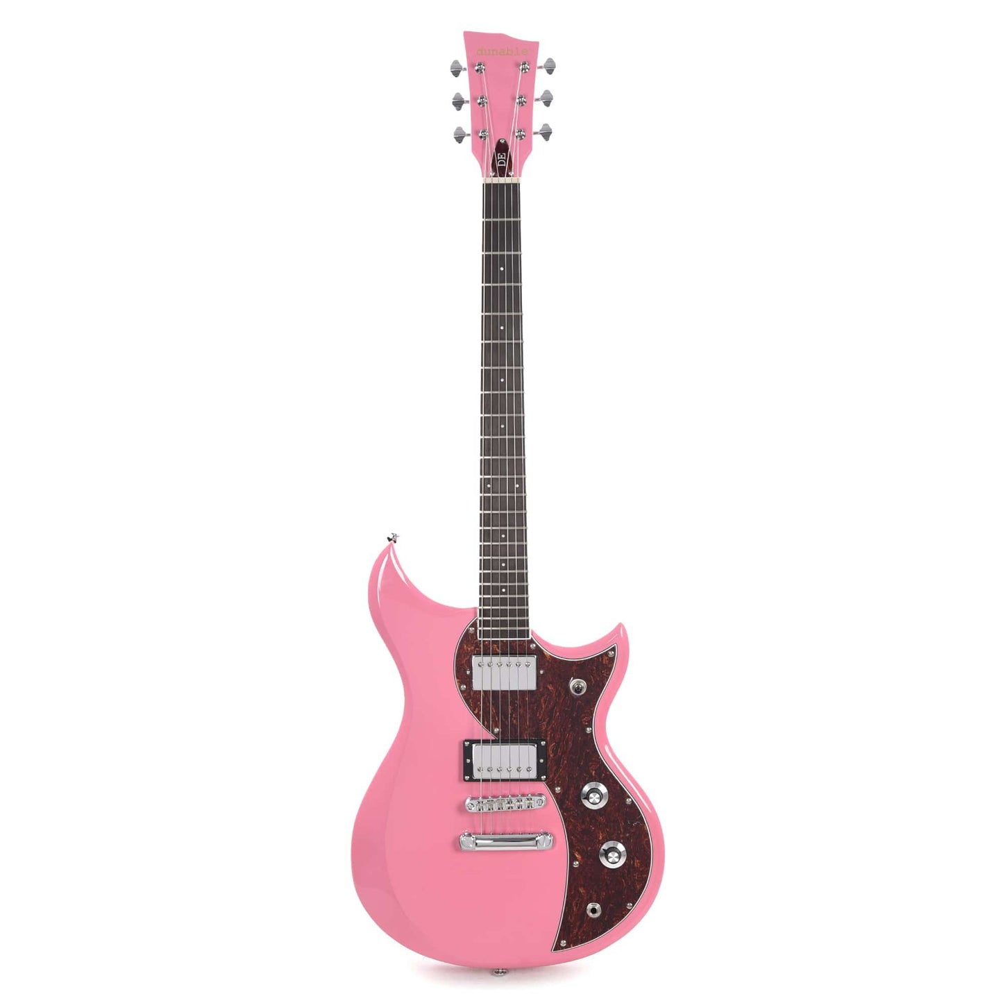 Dunable DE Cyclops v2 Gloss Shell Pink w/Tortoise Guard Electric Guitars / Solid Body