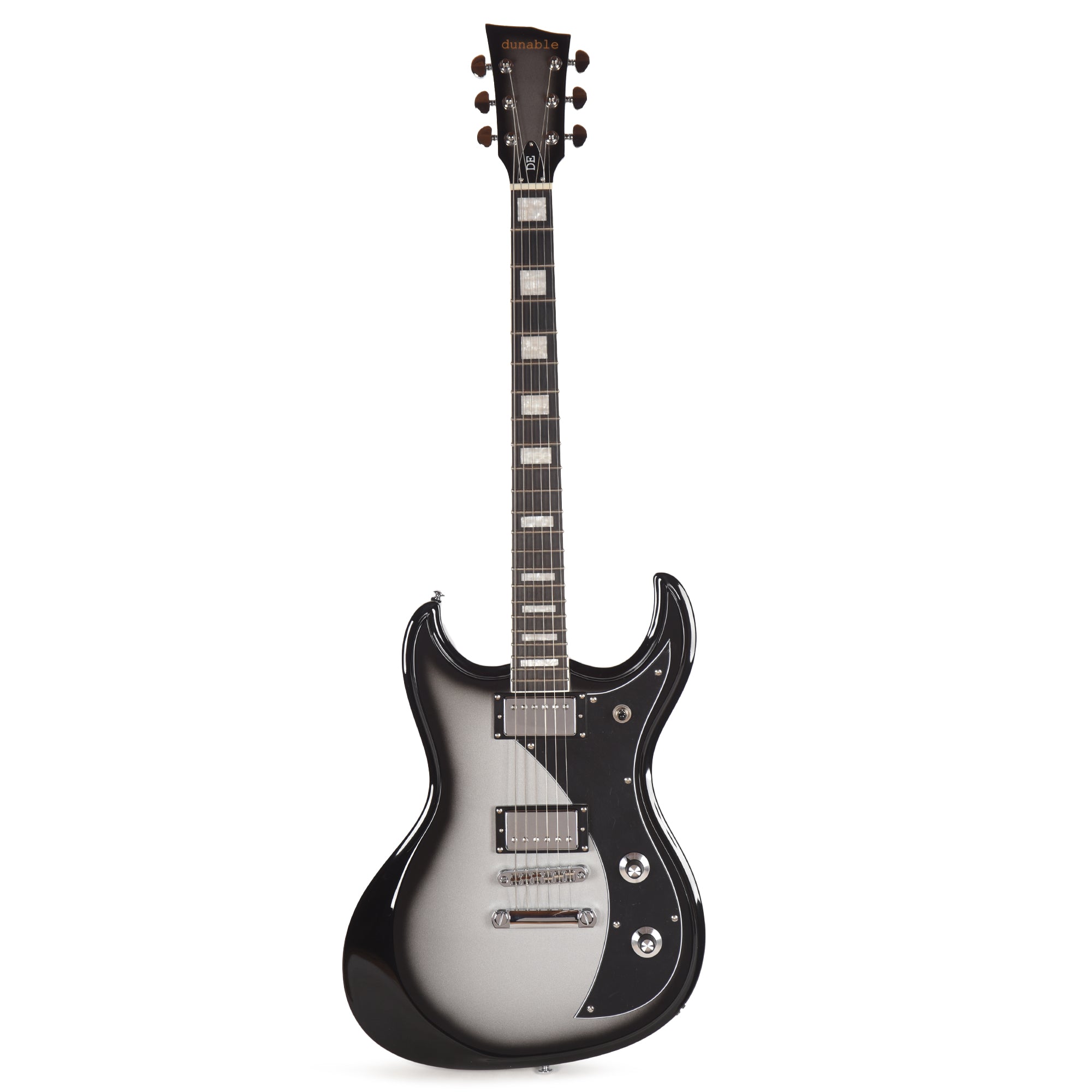 Dunable DE Gnarwhal Gloss Silverburst w/Blocks Electric Guitars / Solid Body