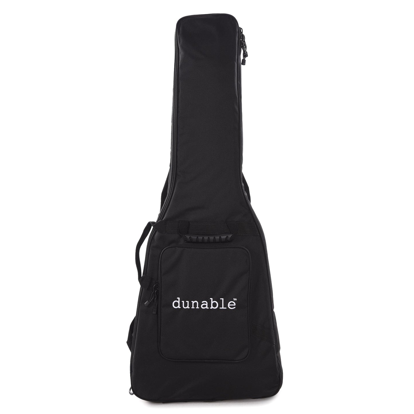 Dunable DE R2 Gloss Black & Orange Crackle w/Black Hardware Electric Guitars / Solid Body