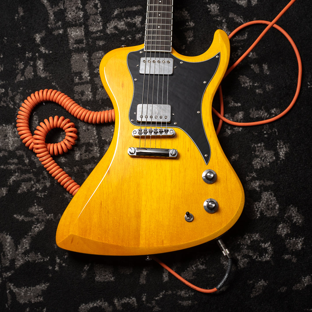 Dunable DE R2 Korina Aged Clear w/Bare Knuckle The Mule Humbuckers Electric Guitars / Solid Body