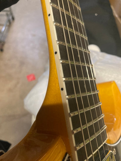 Dunable DE R2 Korina Aged Clear w/Bare Knuckle The Mule Humbuckers Electric Guitars / Solid Body