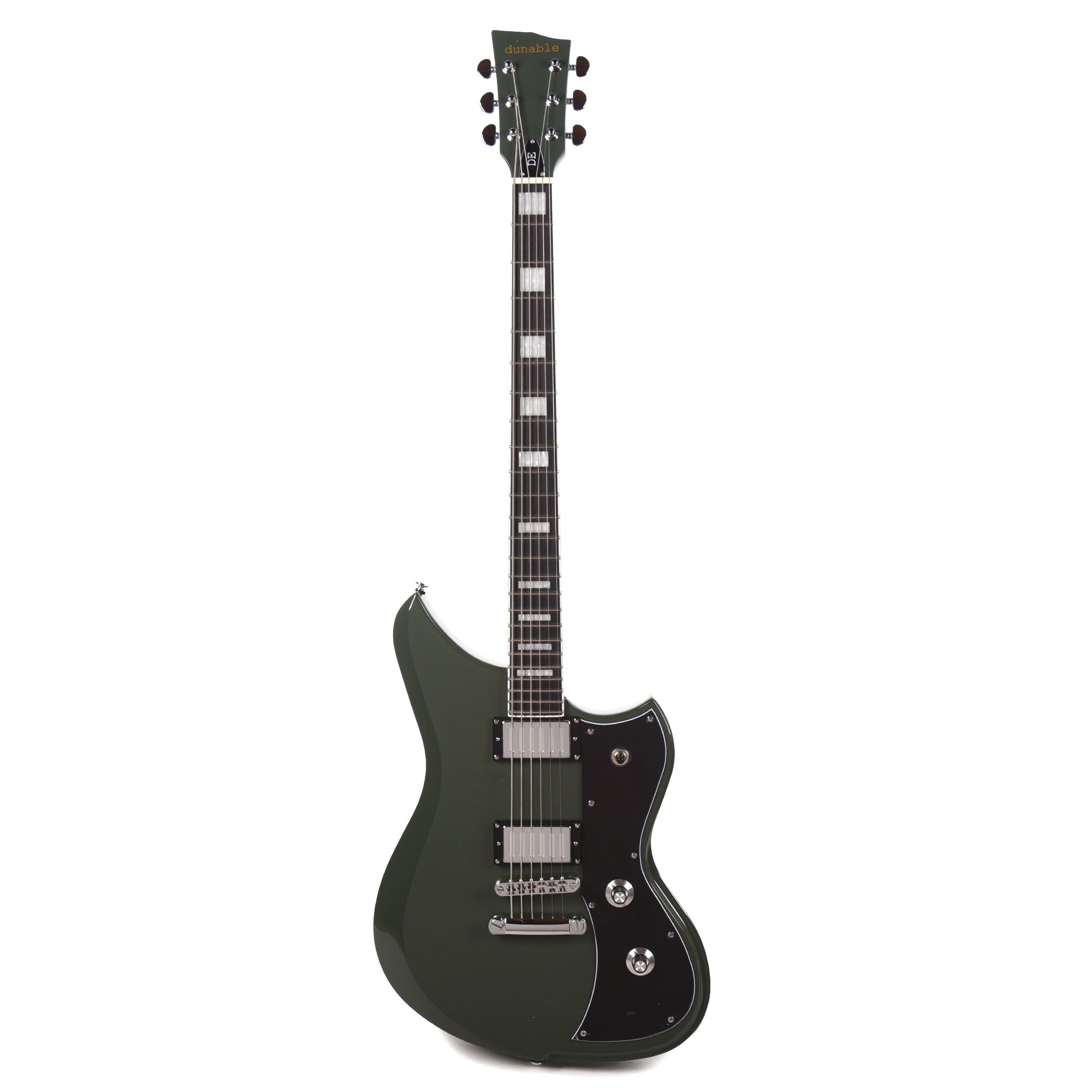 Dunable DE Yeti Baritone Olive Green Electric Guitars / Solid Body