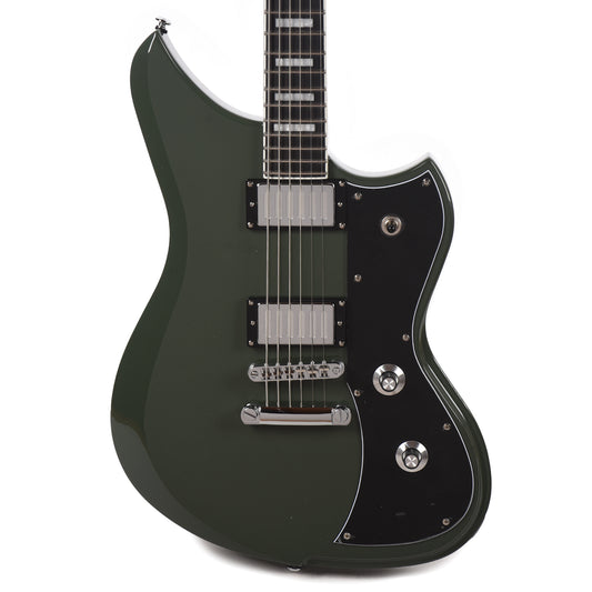 Dunable DE Yeti Baritone Olive Green Electric Guitars / Solid Body