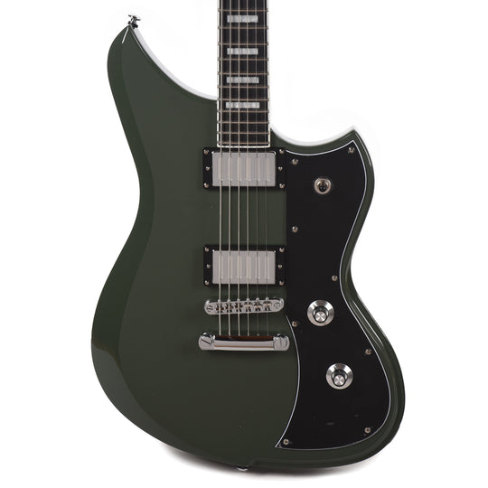 Dunable DE Yeti Baritone Olive Green Electric Guitars / Solid Body