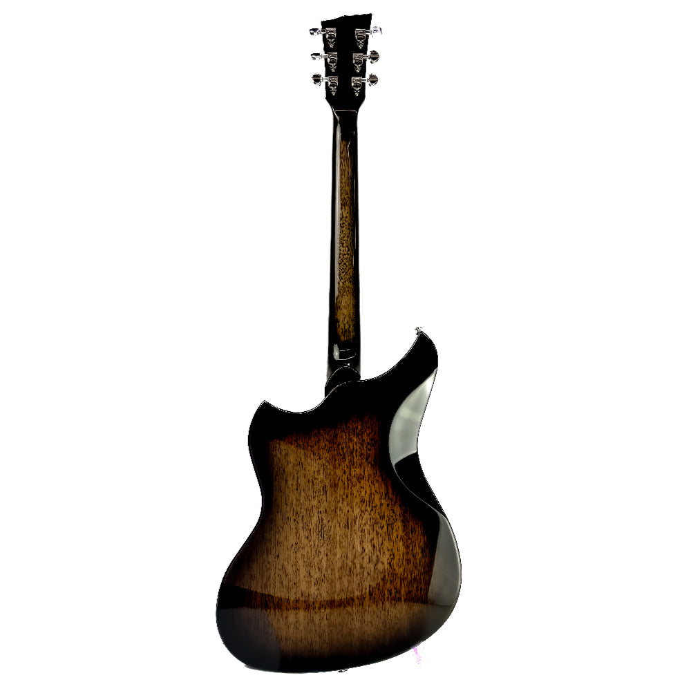 Dunable DE Yeti Flame Top Charcoal Electric Guitars / Solid Body