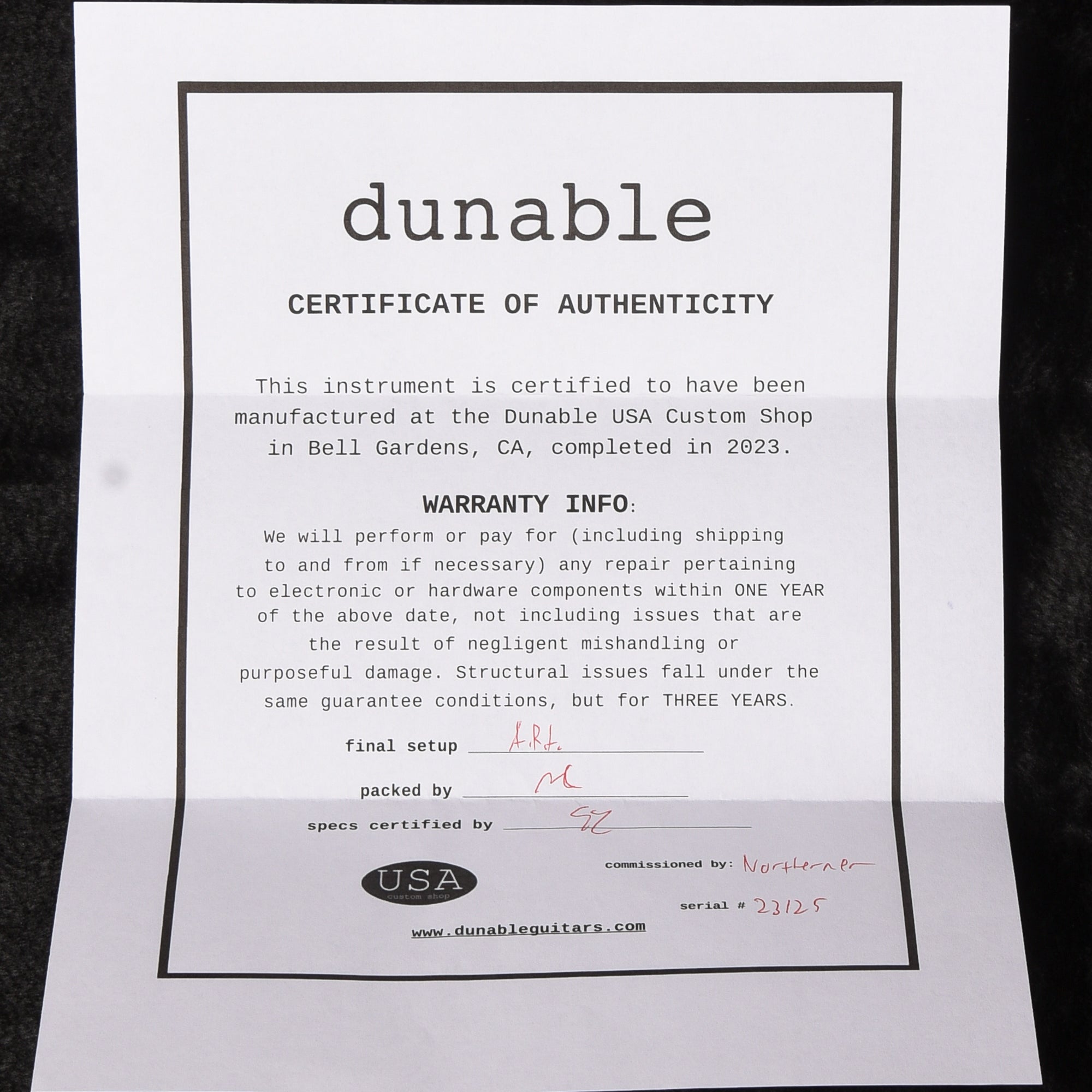 Dunable R2  2023 Electric Guitars / Solid Body