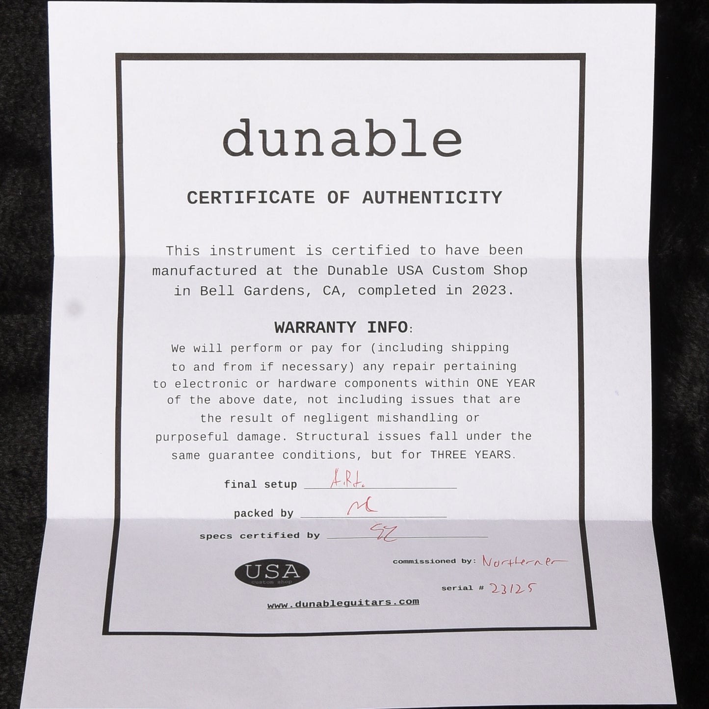 Dunable R2  2023 Electric Guitars / Solid Body