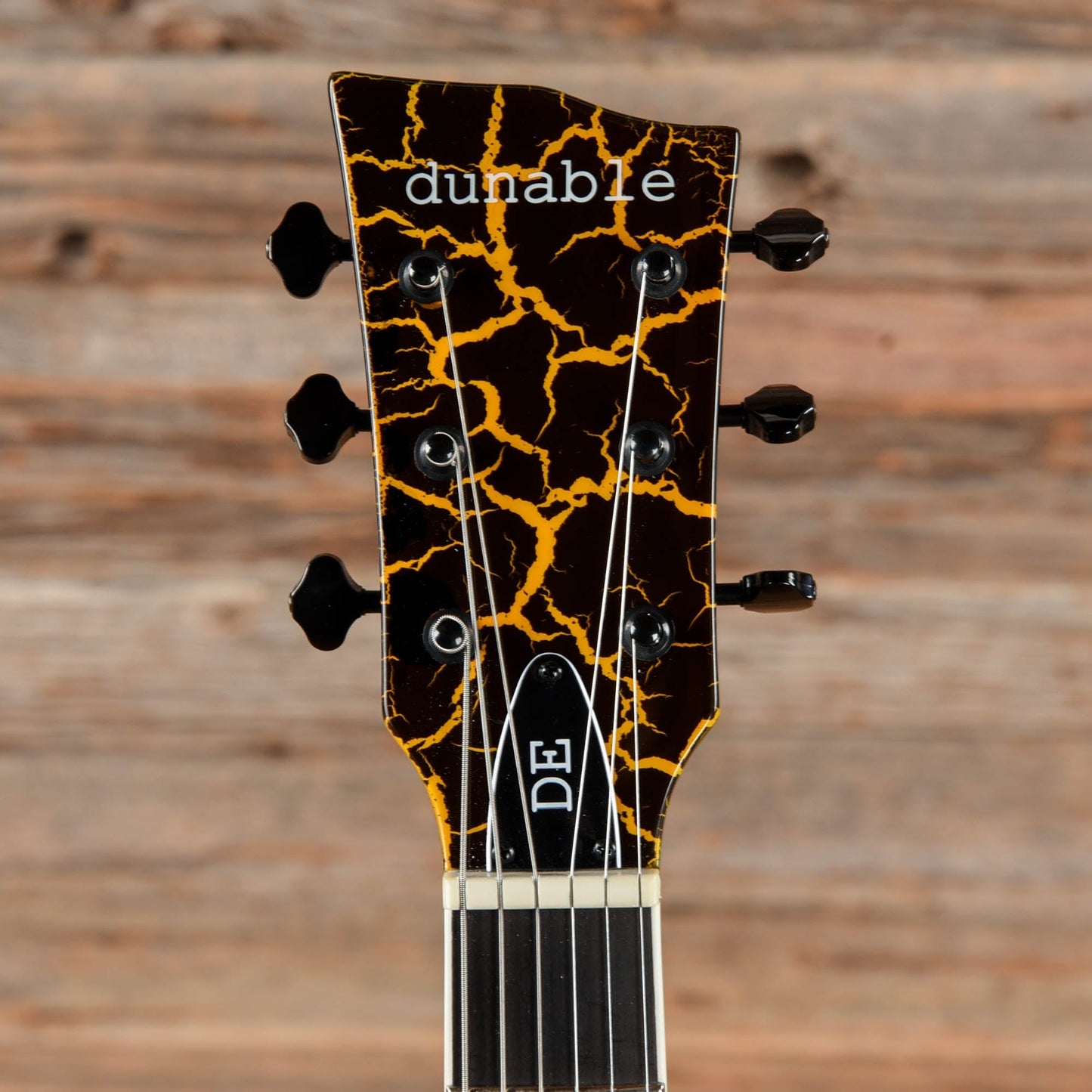 Dunable R2 DE Yellow & Black Crackle 2023 Electric Guitars / Solid Body