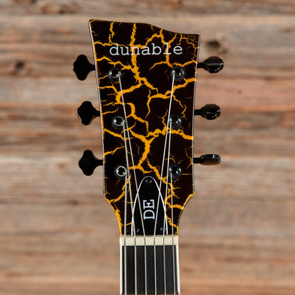 Dunable R2 DE Yellow & Black Crackle 2023 Electric Guitars / Solid Body