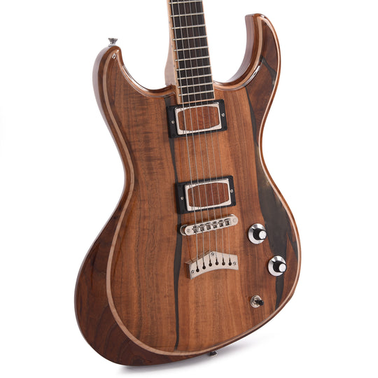 Dunable USA 10th Anniversary Gnarwhal Flame Koa w/Bog Resin on Flame Maple Center Natural Electric Guitars / Solid Body