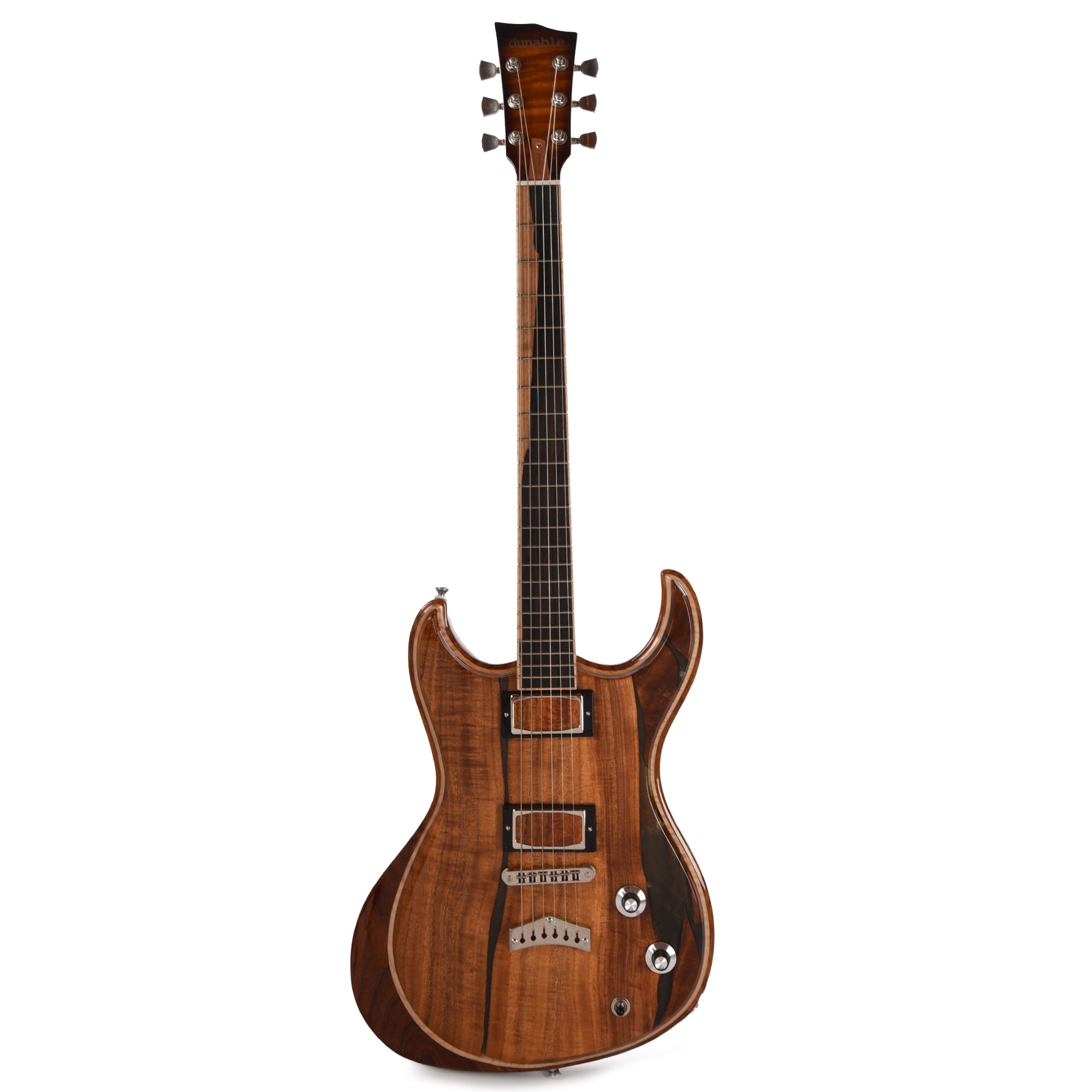 Dunable USA 10th Anniversary Gnarwhal Flame Koa w/Bog Resin on Flame Maple Center Natural Electric Guitars / Solid Body